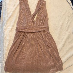 Rose gold dress